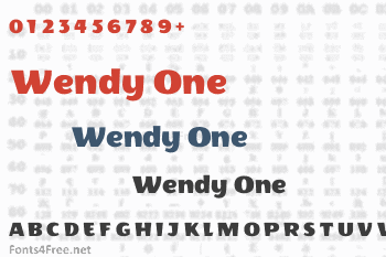 Wendy One Font