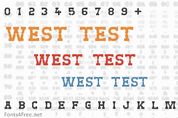 West Test Font