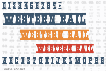 Western_Rail Font