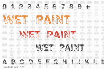 Wet Paint Font