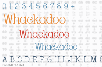 Whackadoo Font