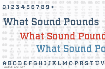 What Sound Pounds Font