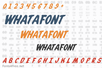 Whatafont Font