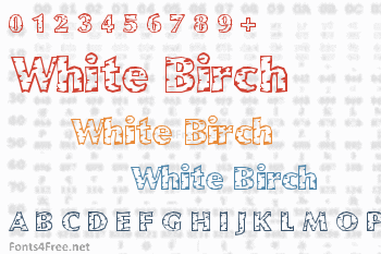 White Birch Font