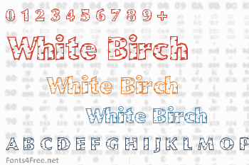 White Birch Font Download - Fonts4Free