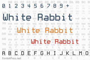 White Rabbit Font