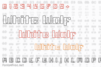 White Wolf Font