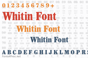 Whitin Font