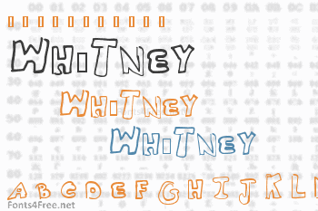 Whitney2 Font