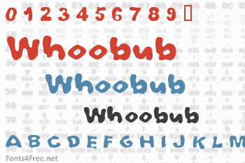 Whoobub Font