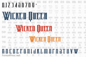 Wicked Queen Font