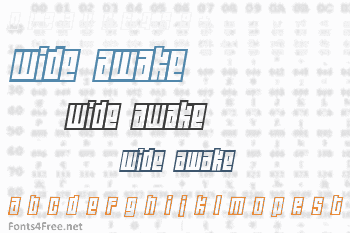 Wide Awake Font