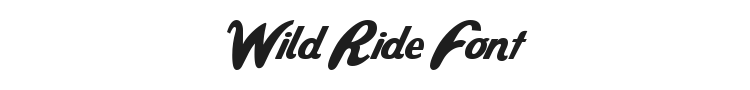 Wild Ride Font