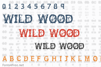 Wild Wood Font