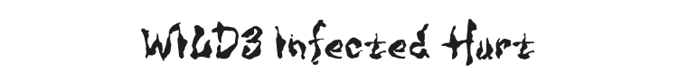 WILD3 Infected Hurt Font