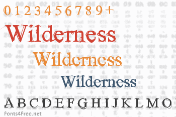 Wilderness Font