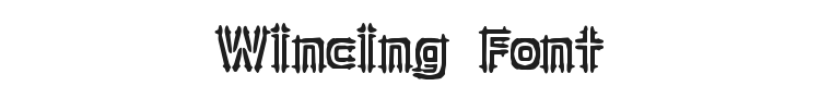 Wincing Font