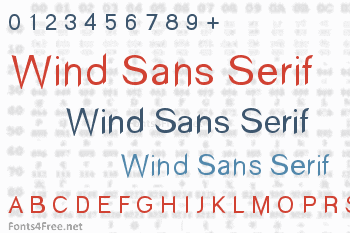 Wind Sans Serif Font