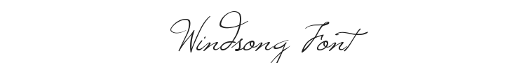 Windsong Font Preview