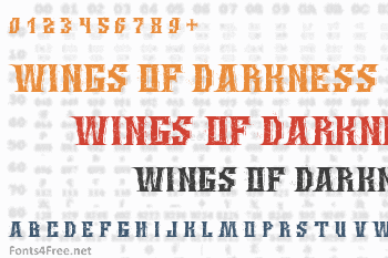 Wings of Darkness Font