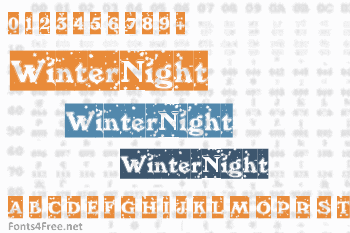 WinterNight Font