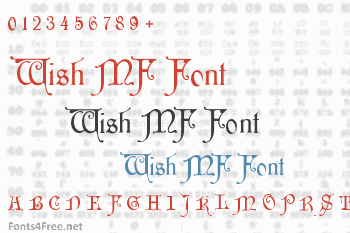 Wish MF Font