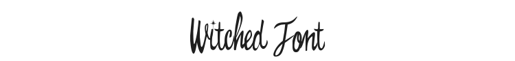 Witched Font Preview