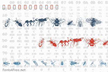 WM Insects Font