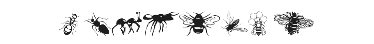 WM Insects Font Preview