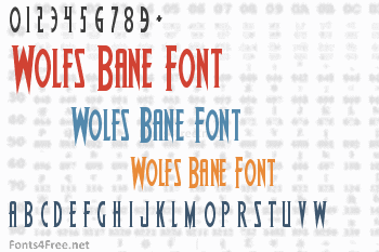 Wolfs Bane Font