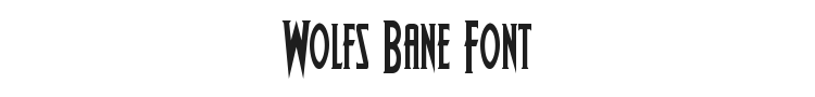 Wolfs Bane Font