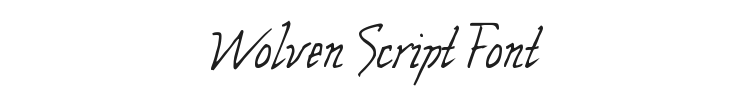 Wolven Script Font