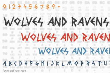 Wolves and Ravens Font