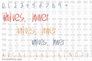 Wolves, lower Font