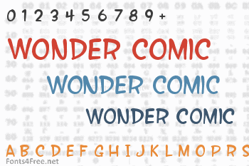 Wonder Comic Font