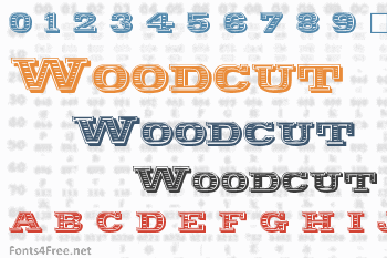 Woodcut Font