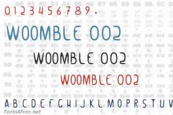 Woomble 002 Font