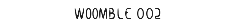 Woomble 002 Font