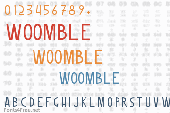 Woomble Font