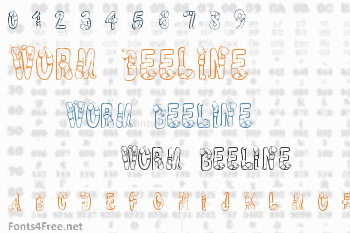 Worm Beeline Font