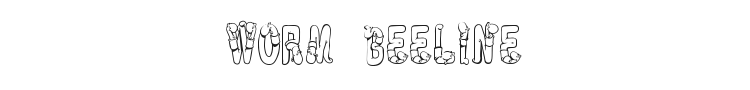 Worm Beeline Font Preview