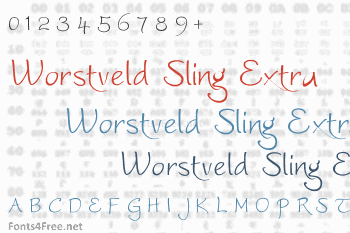 Worstveld Sling Extra Font