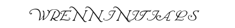 Wrenn Initials Font