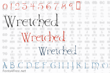 Wretched Font