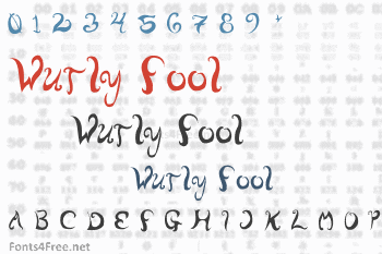 Wurly Fool Font