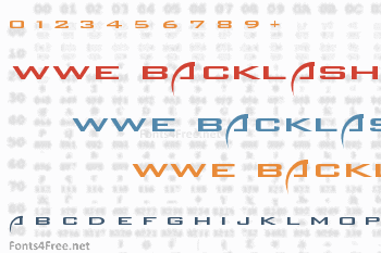 WWE Backlash Font