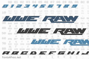 WWE Raw Font