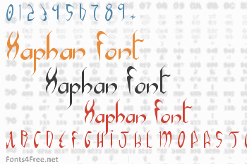 Xaphan Font