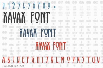 Xayax Font