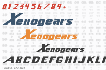 Xenogears Font